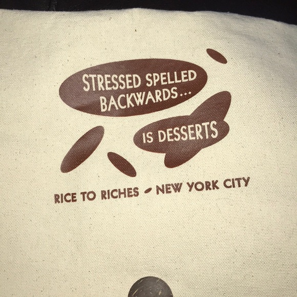 Rice 🍚 To Riches canvas Tote bag - Picture 2 of 6